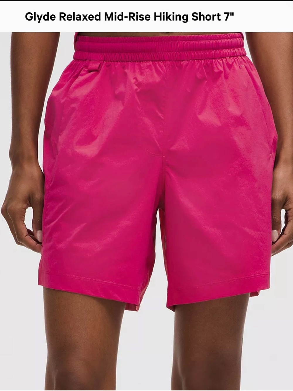 Glyde Relaxed Mid-Rise Hiking Short 7" | XL | Lululemon